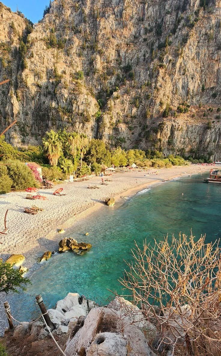 Butterfly Valley — a turquoise cove hemmed in by sheer cliffs near Fethiye